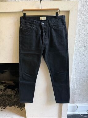 The Row - Men's Black Jeans — Classic Slim Fit